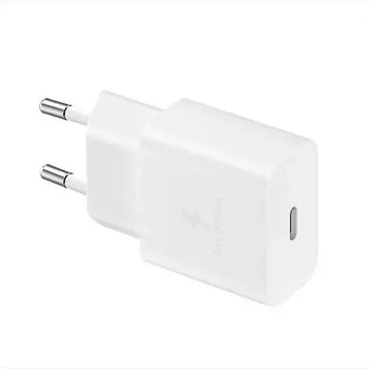 شارژر گوشی 15 وات سامسونگ با کابل دو سر Type C اورجینال صد در صد ( گارانتی 6 ماهه ای تی لینک)