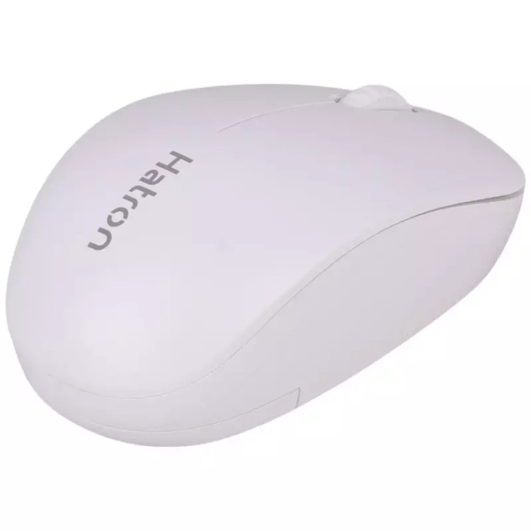 کیبورد و ماوس بی سیم هترون HKCW131 رنگ سفید( گارانتی ۱۲ ماهه فورتیم )