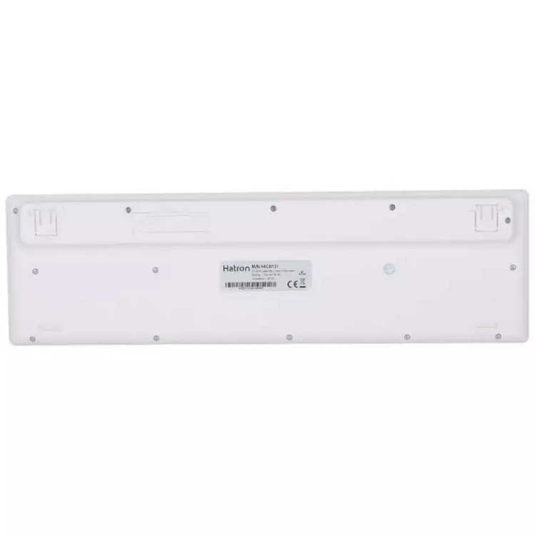 کیبورد و ماوس بی سیم هترون HKCW131 رنگ سفید( گارانتی ۱۲ ماهه فورتیم )