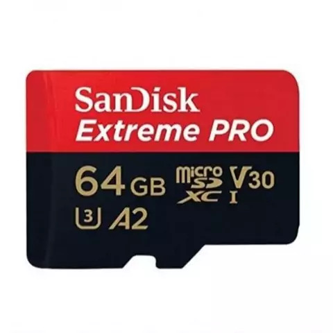 کارت حافظه سن دیسک (SanDisk ) مدل SanDisk Extreme PRO ظرفیت 64 گیگ + خشاب