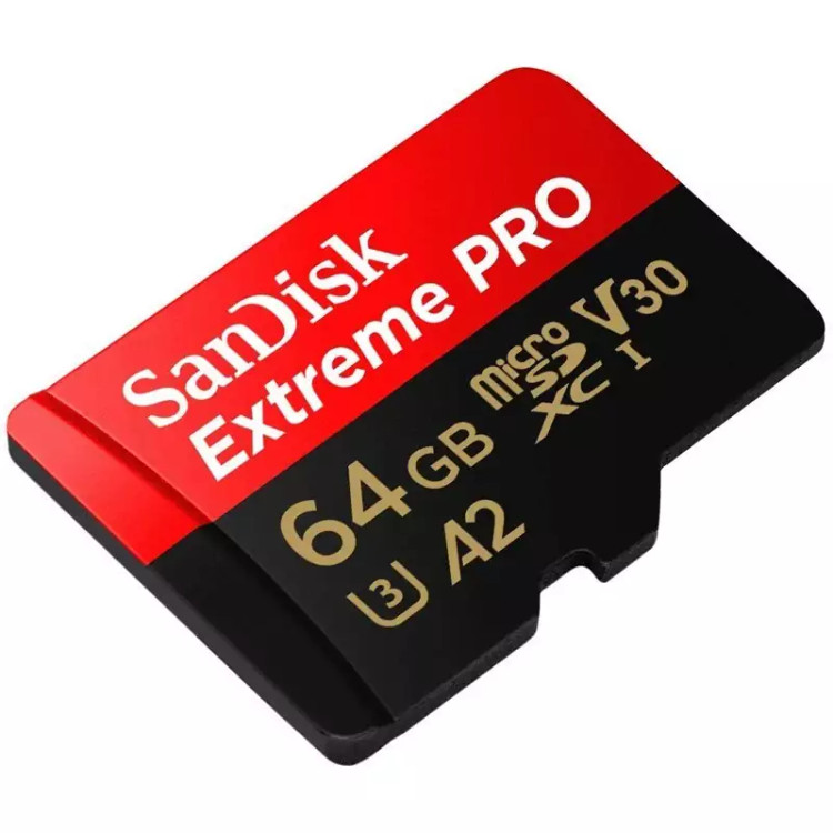 کارت حافظه سن دیسک (SanDisk ) مدل SanDisk Extreme PRO ظرفیت 64 گیگ + خشاب