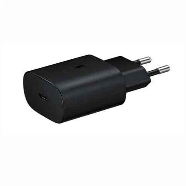 شارژر گوشی 25 وات سامسونگ با کابل دو سر Type C اورجینال صد در صد ( گارانتی 6 ماهه پاریان پایا)