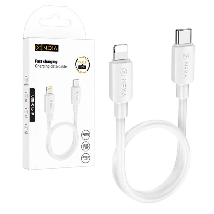 کابل شارژ Type C به لایتنینگ نکسا ( NEXA ) مدل L3