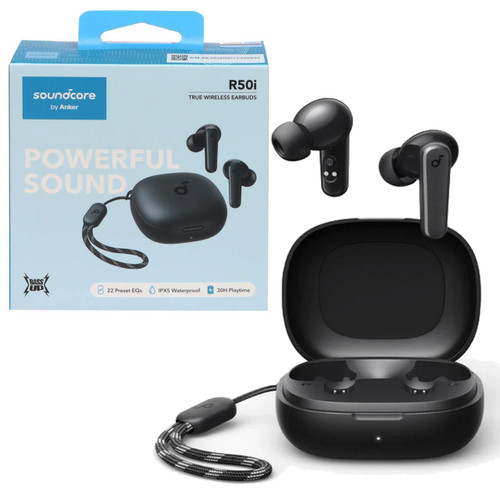 ایرپادز (هدفون بی سیم) انکر مدل R50i رنگ مشکی( 18 ماه گارانتی کرج انکر)