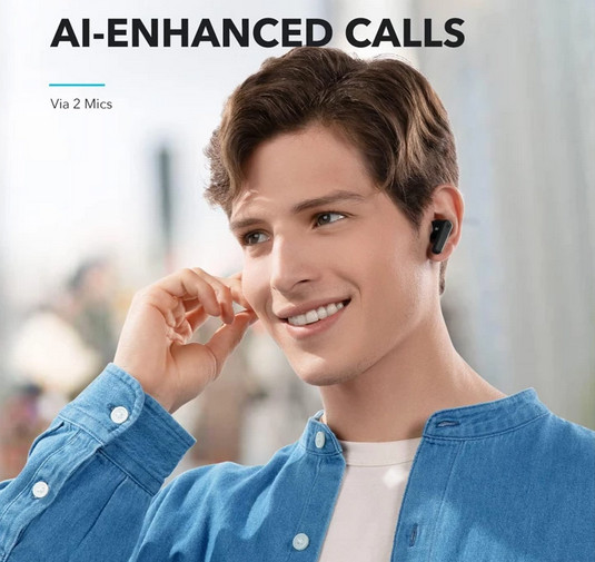 ایرپادز (هدفون بی سیم) انکر مدل R50i  رنگ سفید( 18 ماه گارانتی آگرین همراه)