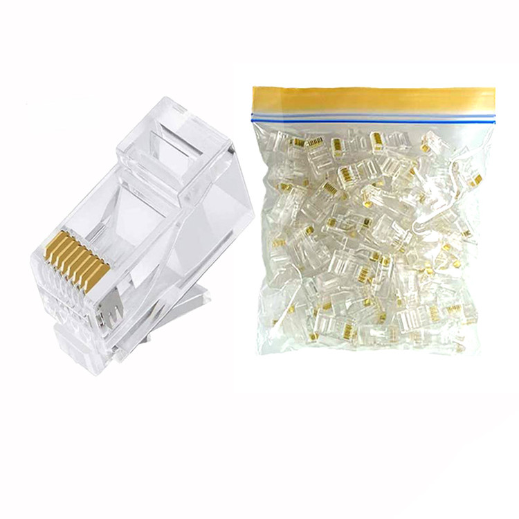 سوکت شبکه Cat6 میان گذر (بسته 10 عددی)
