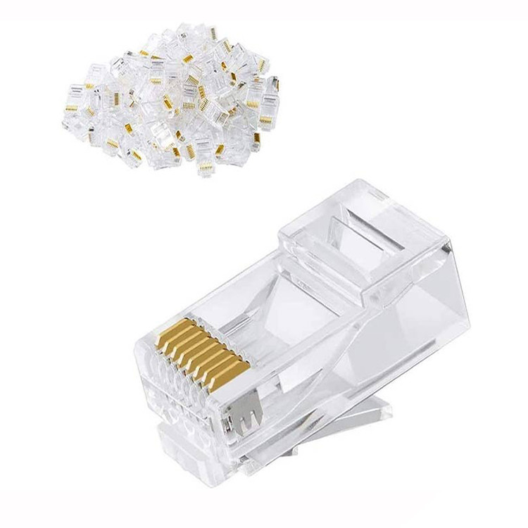 سوکت شبکه Cat6 میان گذر (بسته 10 عددی)