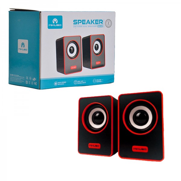 اسپیکر دو تیکه کامپیوتر میکاسو (MIKUSO) مدل SPK-049