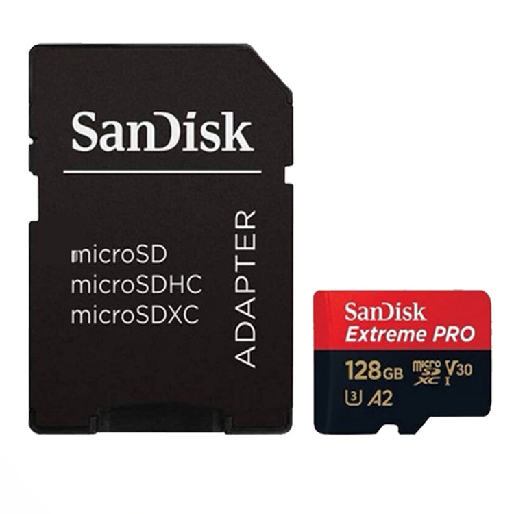 کارت حافظه سن دیسک (SanDisk ) مدل SanDisk Extreme PRO ظرفیت 128 گیگ + خشاب