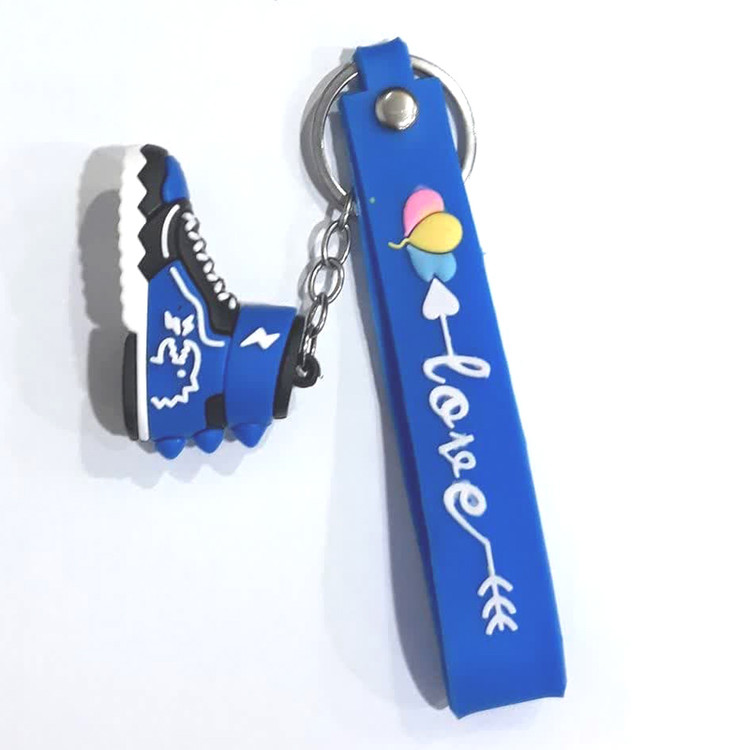 جاکلیدی طرح کتونی (رنگ آبی)