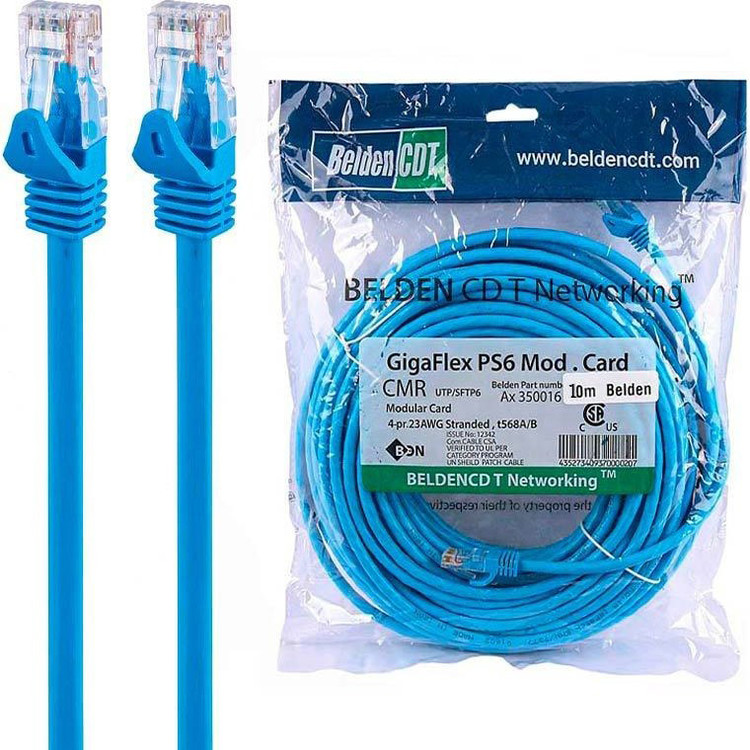 کابل شبکه بلدن مدل Cat6 UTP طول 10 متر