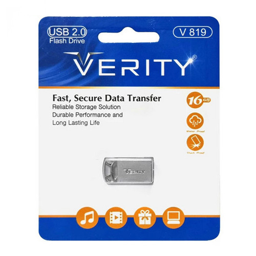 فلش وریتی ( VERITY ) مدل V 819 ظرفیت 16 گیگ (گارانتی 2 ساله آسان سرویس)