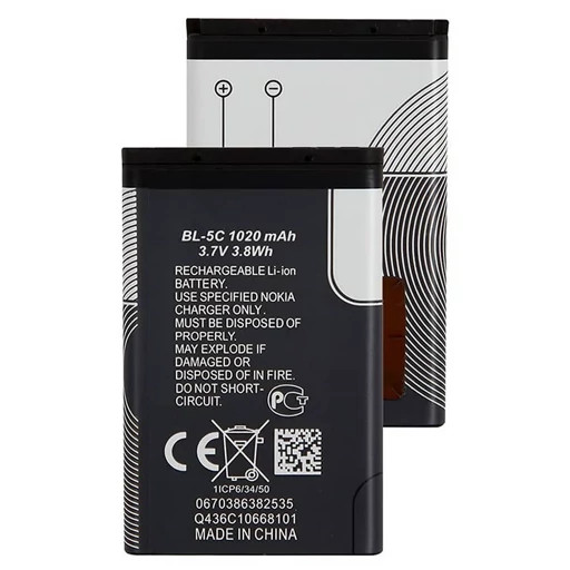 باتری موبایل Nokia مدل BL-5C با ظرفیت 1020mAh( اورجینال )