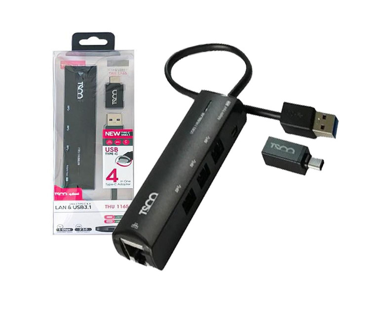 هاب USB تسکو مدل THU 1165 (گارانتی 12 ماهه توسن سیستم شرق)