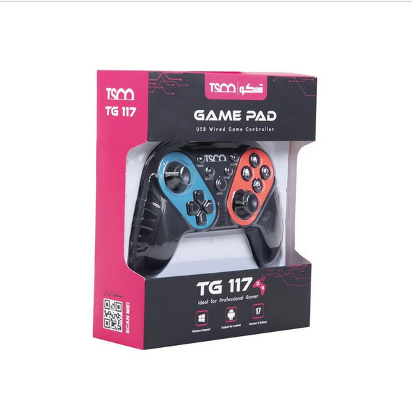 دسته بازی تسکو مدل TG117 با سیم