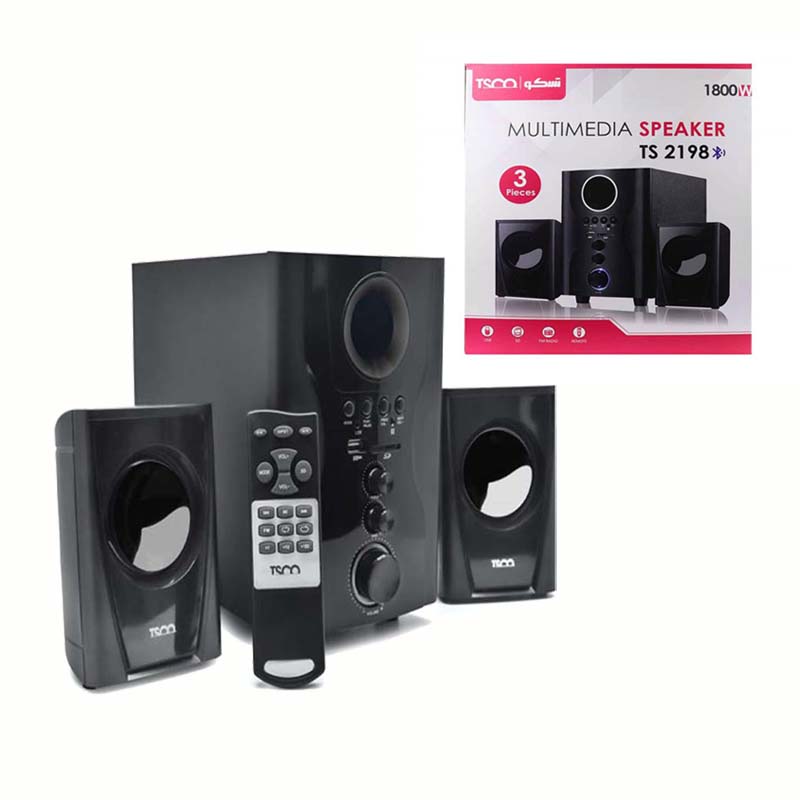 اسپیکر چند تکه کامپیوتر تسکو ( TSCO ) مدل TS 2198(با گارانتی 18 ماهه توسن سیستم شرق)