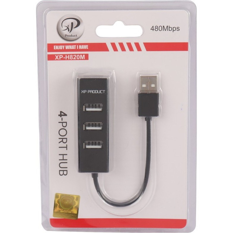هاب 4 پورت USB 2.0 ایکس پی پروداکت مدل XP-H820M