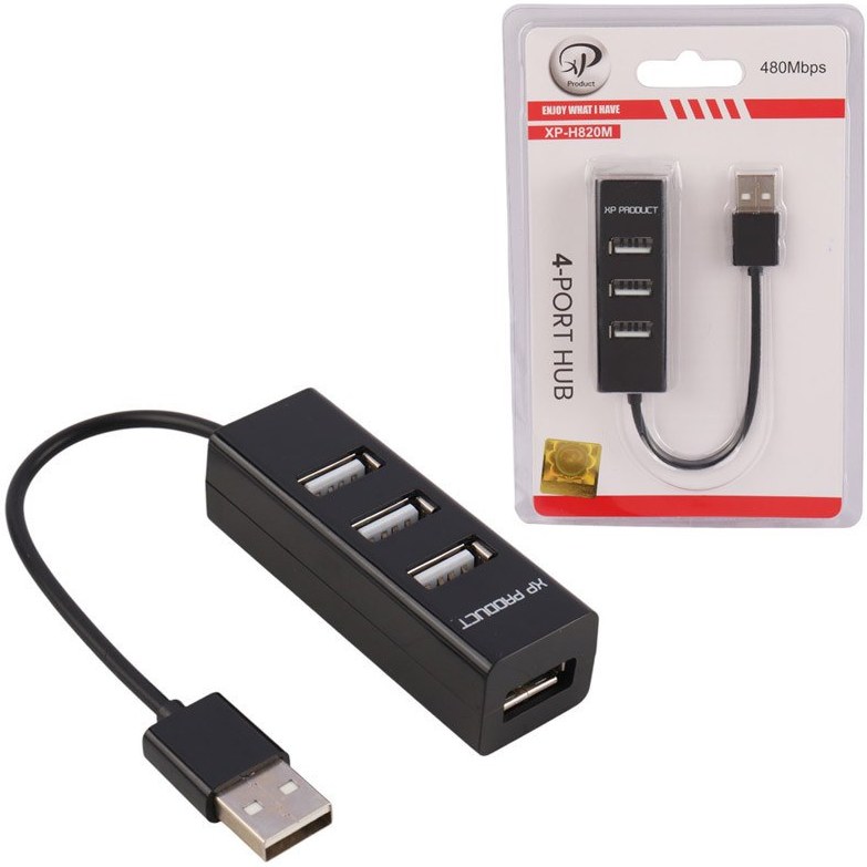 هاب 4 پورت USB 2.0 ایکس پی پروداکت مدل XP-H820M
