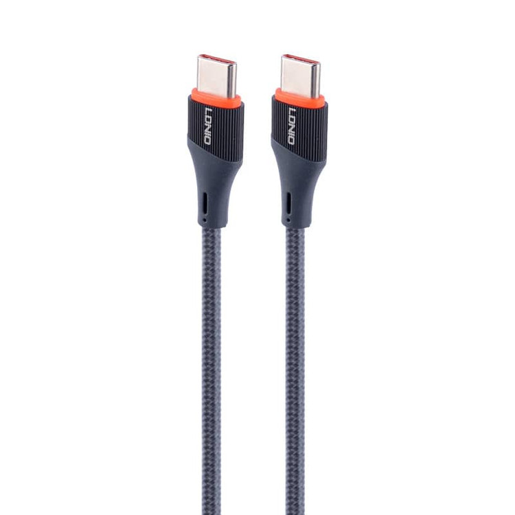 کابل شارژ توربو دو سر تایپ سی LDNIO LC-631C 65W