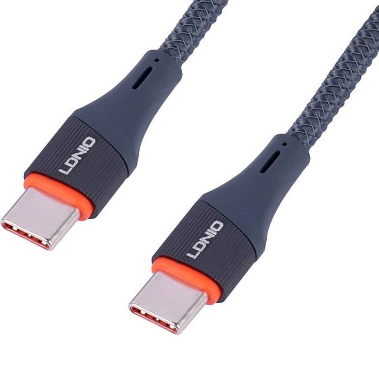 کابل شارژ توربو دو سر تایپ سی LDNIO LC-631C 65W