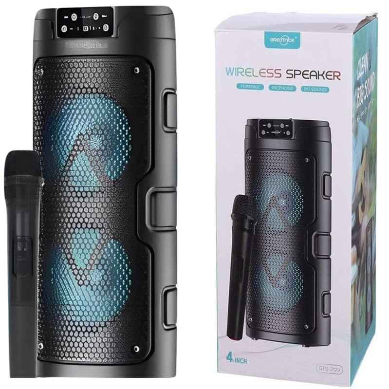 اسپیکر شارژی گریت نایس GTS-1926 همراه با میکروفن وایرلس