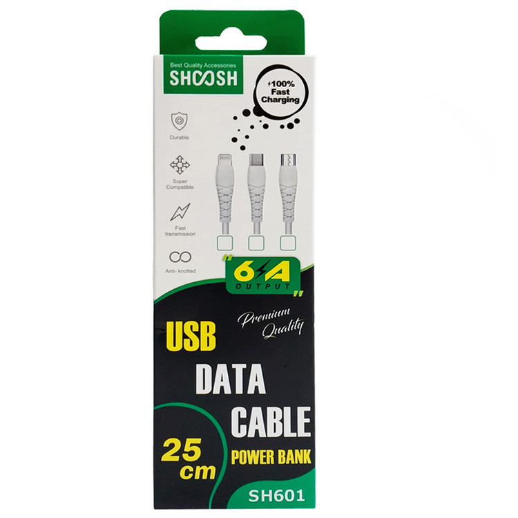 کابل پاوربانک شوش مدل SHOOSH-SH601
