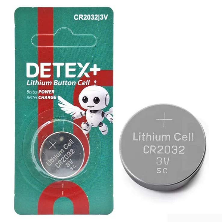 باتری سکه ای دیتکس پلاس (+DETEX) مدل CR2032