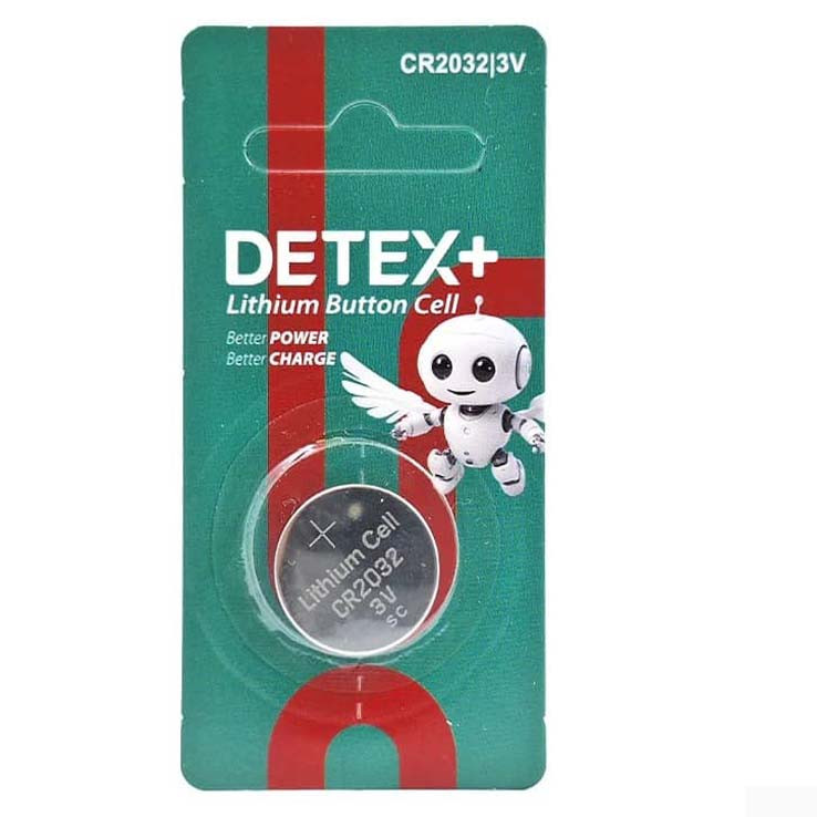 باتری سکه ای دیتکس پلاس (+DETEX) مدل CR2032