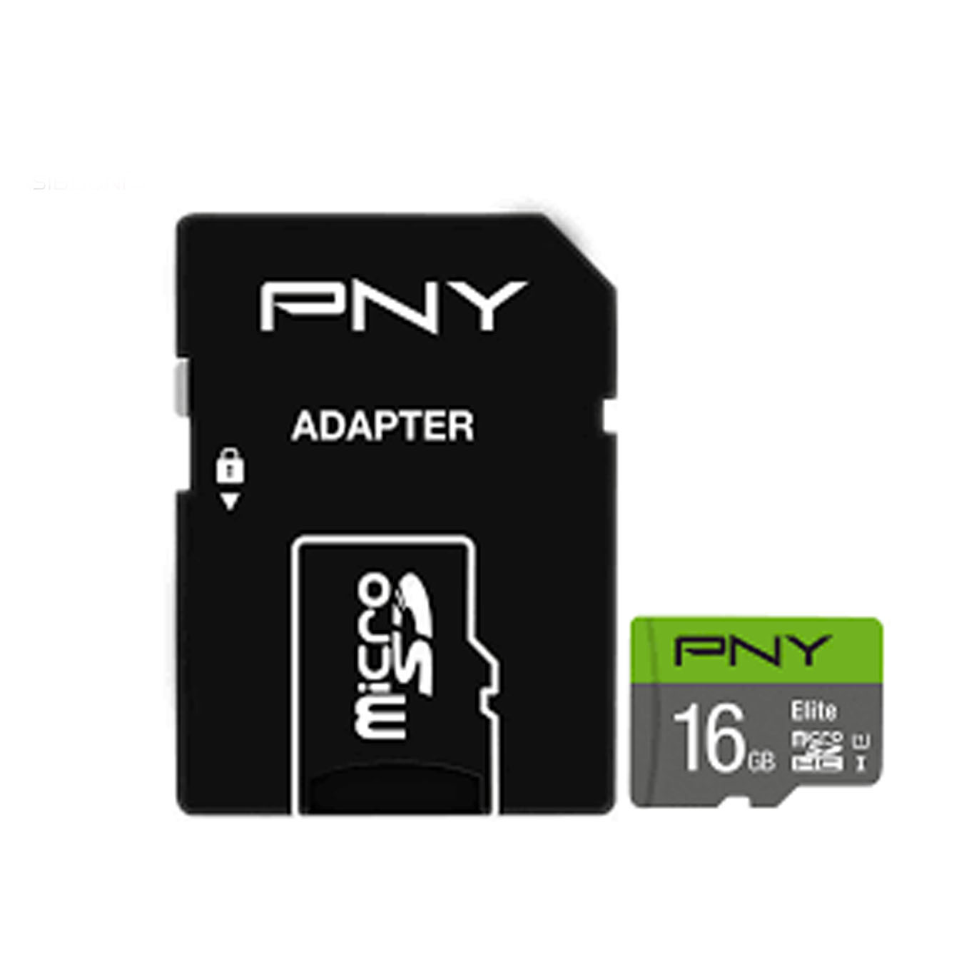 کارت حافظه microSDHC پی ان وای مدل Elite کلاس 10 استاندارد UHS-I U1 سرعت 100MBs ظرفیت 16 گیگابایت به همراه آداپتور SD