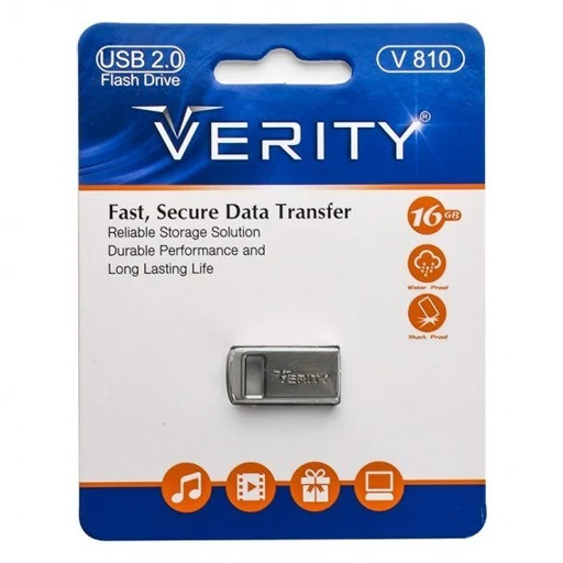 فلش مموری وریتی مدل V810 ظرفیت 16 گیگابایت (گارانتی 2 ساله آسان سرویس)