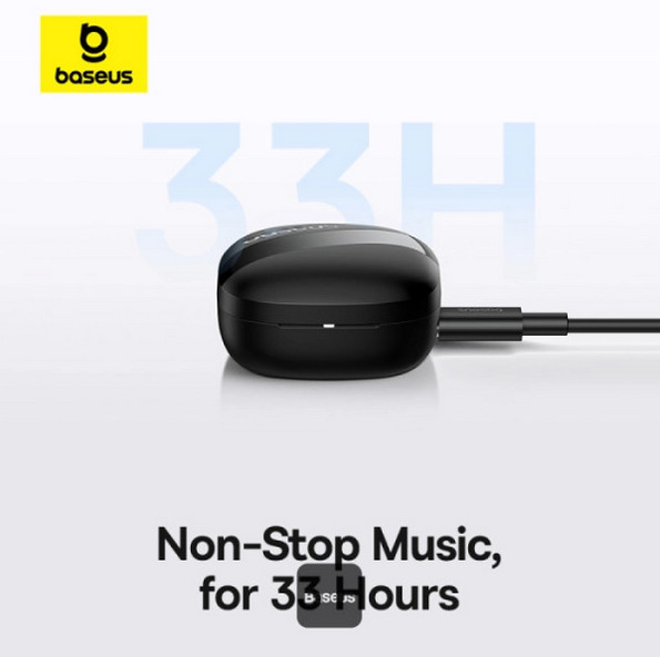 هدفون بی سیم باسئوس مدل  Bowie E20 ENC (مشکی) با 24 ماه گارانتی آونگ