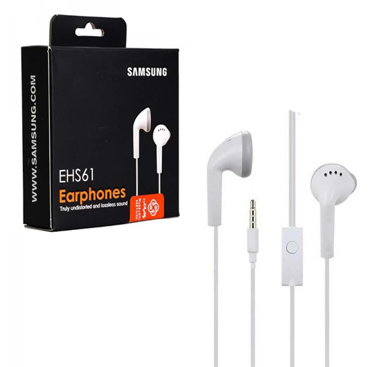 هندزفری سیم دار اورجینال سامسونگ سفید (6 ماه گارانتی پارتیان )