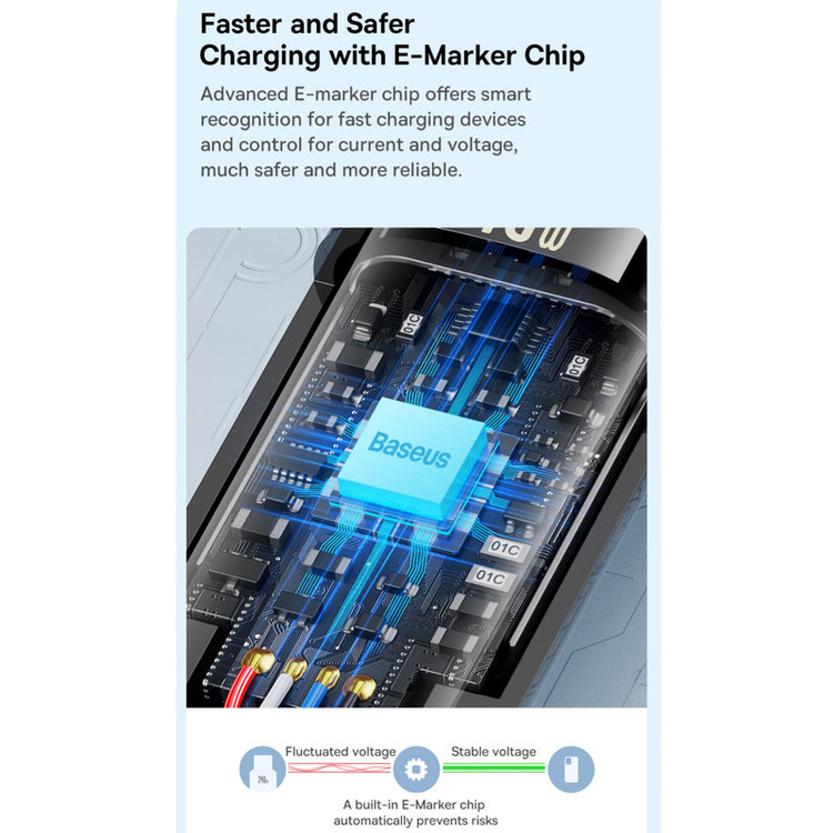 کابل شارژ TYPE-C به TYPE-C باسئوس ( baseus) فست شارژ مدلTUNGSTEN GOLD 240W باگارانتی 24 ماهه آونگ