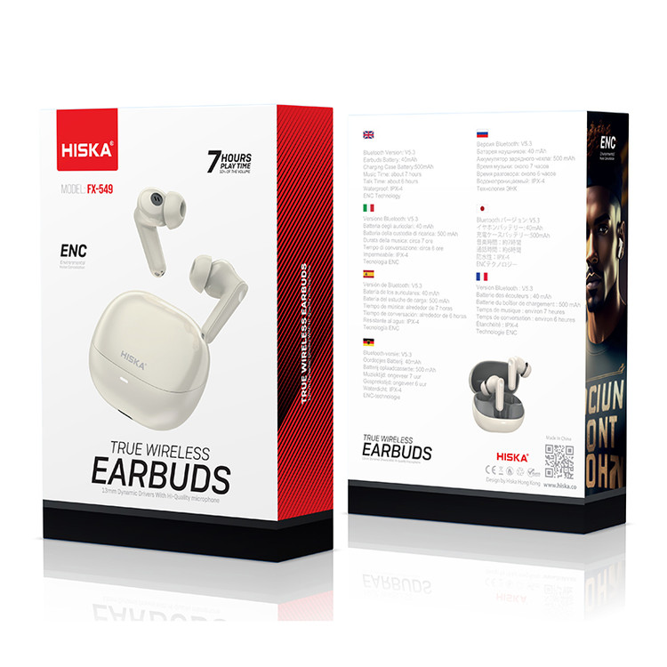 هندزفری بلوتوثی ( ایرپاد ) هیسکا مدل HISKA FX 577( 12ماه هسیکا سرویس )