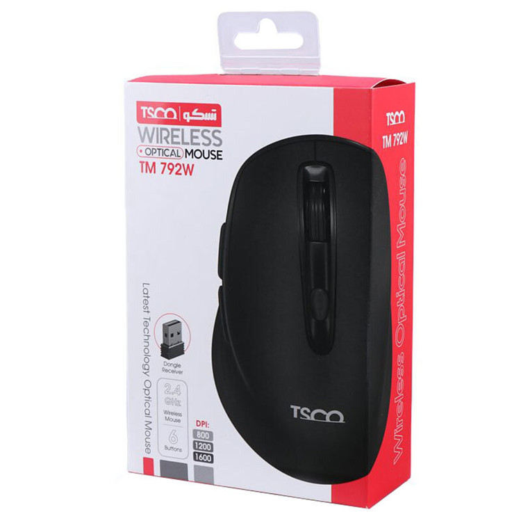 موس بی سیم تسکو (TSCO) مدل TM 792 W (گارانتی 12 ماهه توسن سیستم شرق )