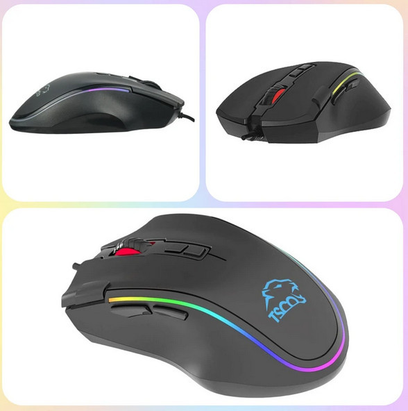 ماوس سیم دار گیمینگ تسکو ( TSCO) مدل TDCO GM 2025 (گارانتی 12 ماهه توسن سیستم شرق )