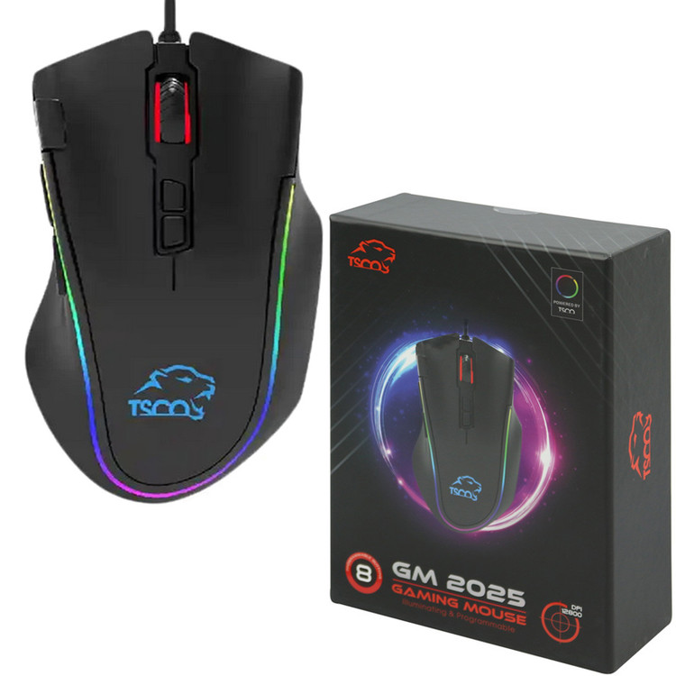 ماوس سیم دار گیمینگ تسکو ( TSCO) مدل TDCO GM 2025 (گارانتی 12 ماهه توسن سیستم شرق )