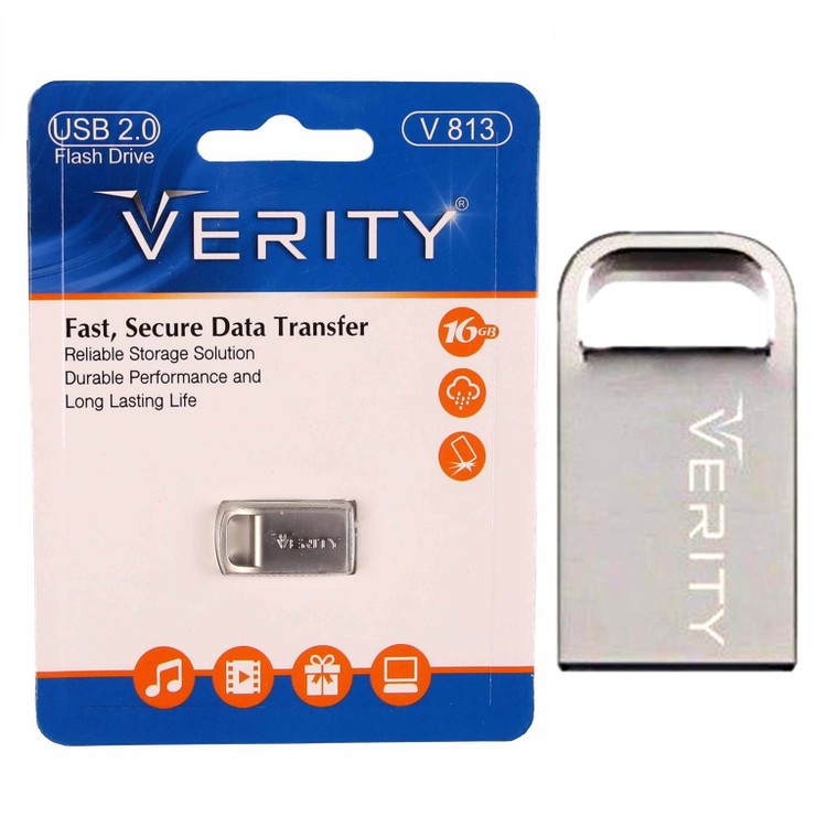 فلش وریتی ( VERITY ) مدل V 813 ظرفیت 16 گیگ (گارانتی 2 ساله آسان سرویس)