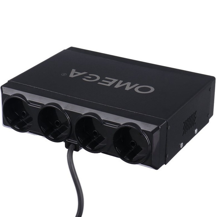 محافظ دیجیتال امگا مدل F6000 با 4 خروجی و کابل 2 متری (2سال گارانتی)