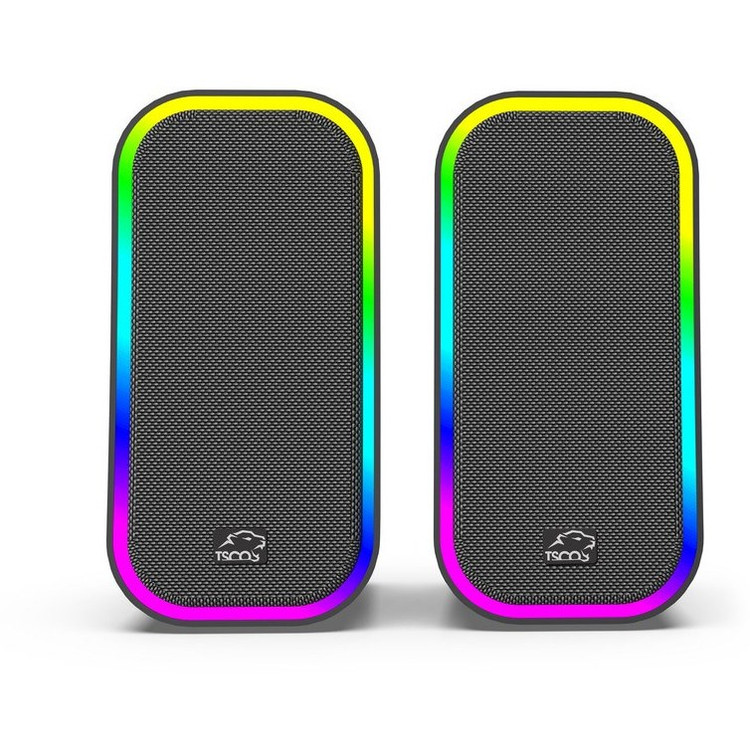 اسپیکر دو تیکه کامپیوتر تسکو (TSCO) مدل GS 2076 رنگ مشکی ( گارانتی 12 ماهه توسن سیستم شرق )