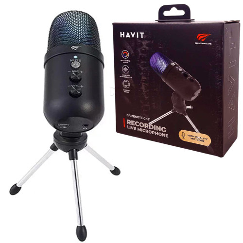 میکروفن رومیزی گیمینگ هویت مدل HAVIT GK51 ( گارانتی 12 ماهه متین )