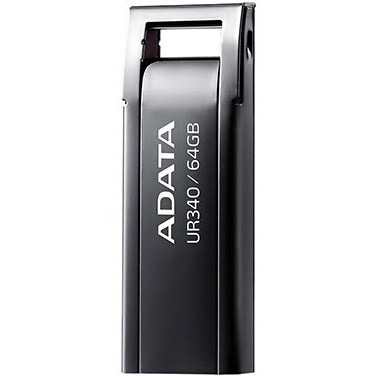 فلش مموری ای دیتا UR340 USB 3.2 ظرفیت 64 گیگابایت ( گارانتی 60 ماهه آونگ)