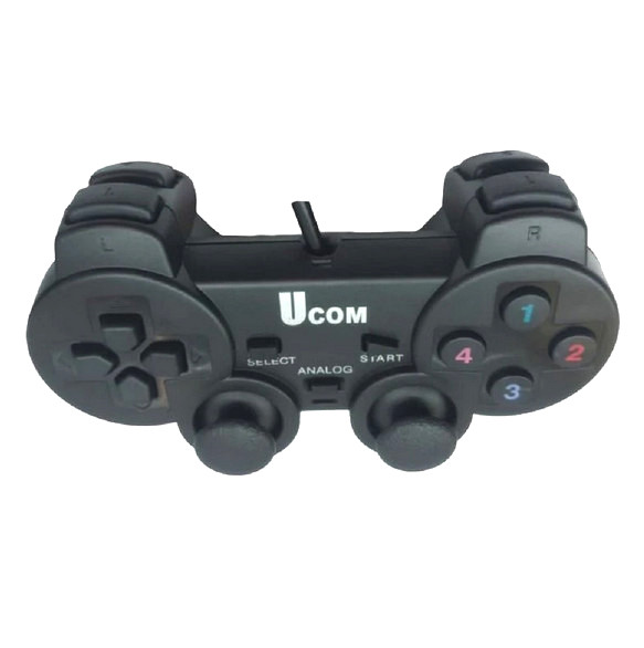 دسته بازی سیم دار یوکام مدل Ucom208-1 (دوبل شوک دار)