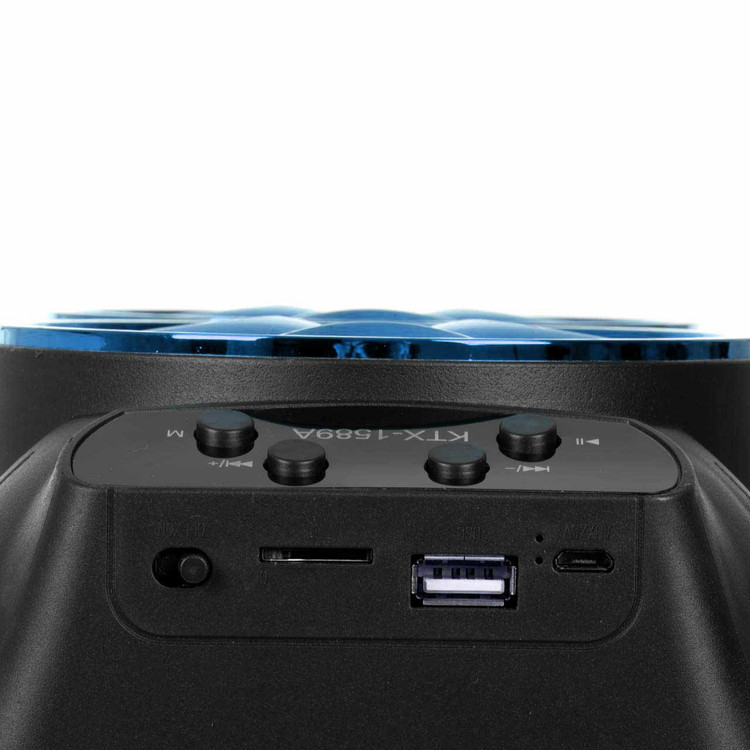 اسپیکر بلوتوثی رم و فلش خور کی تی ایکس ( KTX) مدل 1588A رنگ آبی