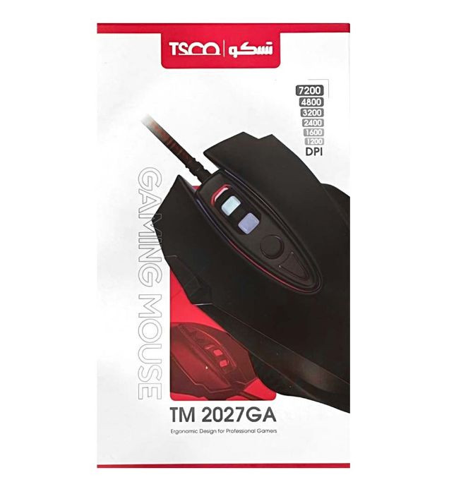 ماوس سیم دار گیمینگ تسکو ( TSCO) مدل TSCO GM 2027 (گارانتی 12 ماهه توسن سیستم شرق )