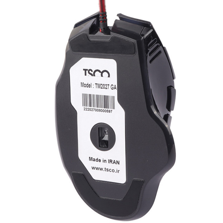 ماوس سیم دار گیمینگ تسکو ( TSCO) مدل TSCO GM 2027 (گارانتی 12 ماهه توسن سیستم شرق )