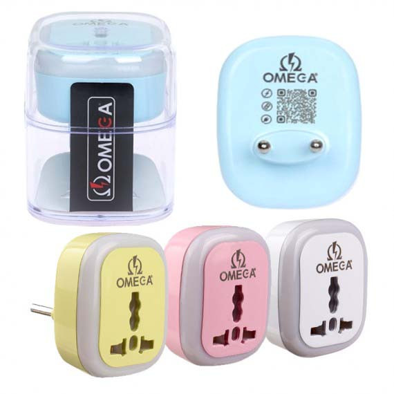 مبدل برق 3 به 2 اومگا ( OMEGA) مدل M101 ( گارانتی 36 ماهه امگا )