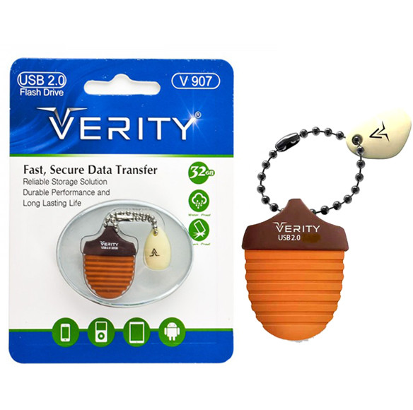 فلش وریتی ( VERITY ) مدل V 907 ظرفیت 32 گیگ (گارانتی 2 ساله آسان سرویس)