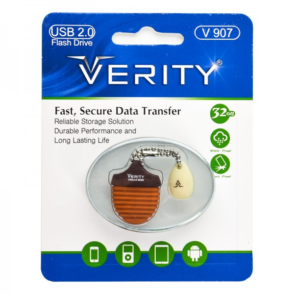 فلش وریتی ( VERITY ) مدل V 907 ظرفیت 32 گیگ (گارانتی 2 ساله آسان سرویس)