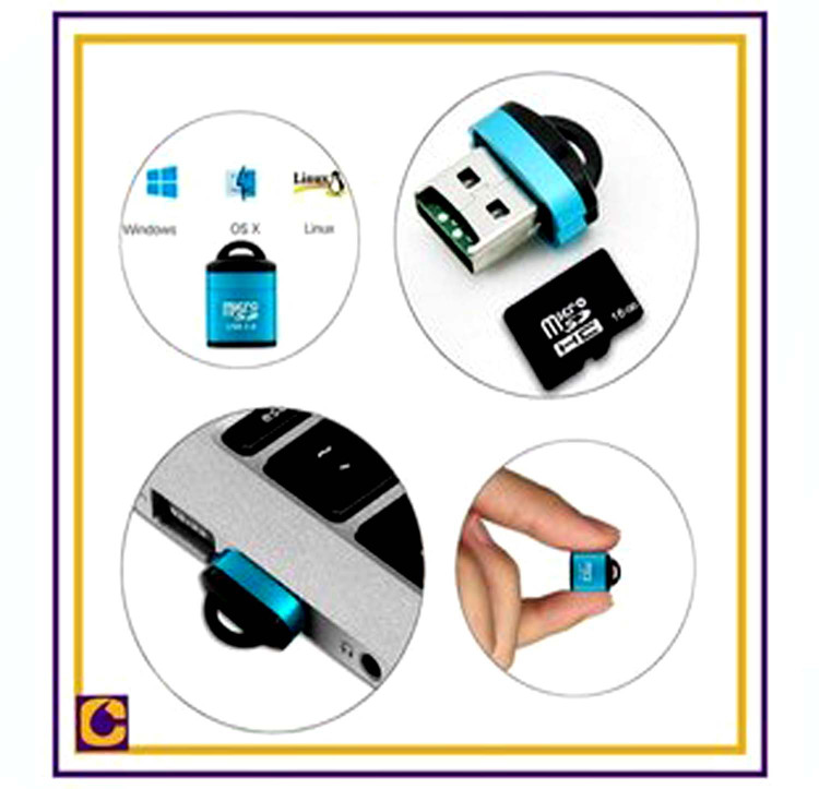 رم ریدر USB 3.0 میکرو SD مدل High Speed (هر عدد)رم ریدر USB 3.0 میکرو SD مدل High Speed (هر عدد)